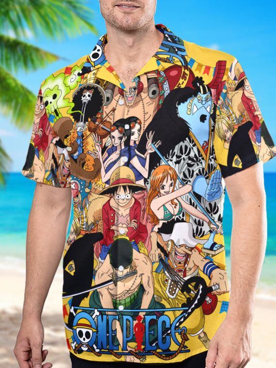 One Piece Characters Anime Hawaiian Shirt RE